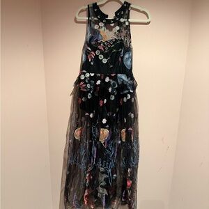 L'Atiste sheer dress/shorts underneath, bohemian, festival dress NWT